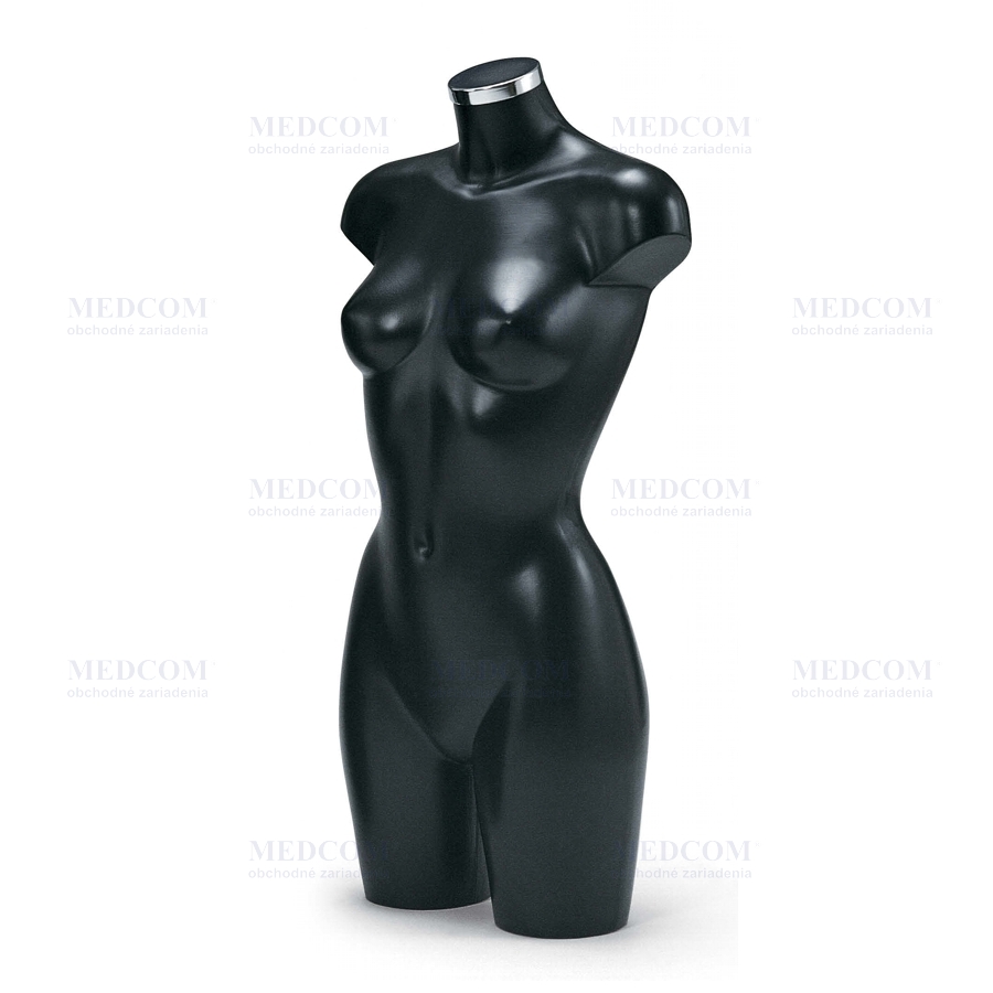 Bust female torso, plastic